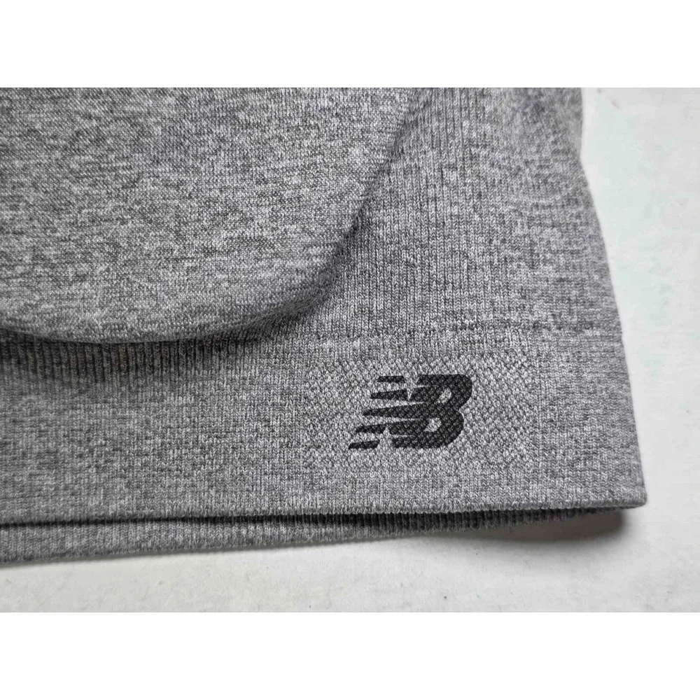 New Balance Women's Sports Bra‎ Size M Gray Reversible Racerback Gym Athletic